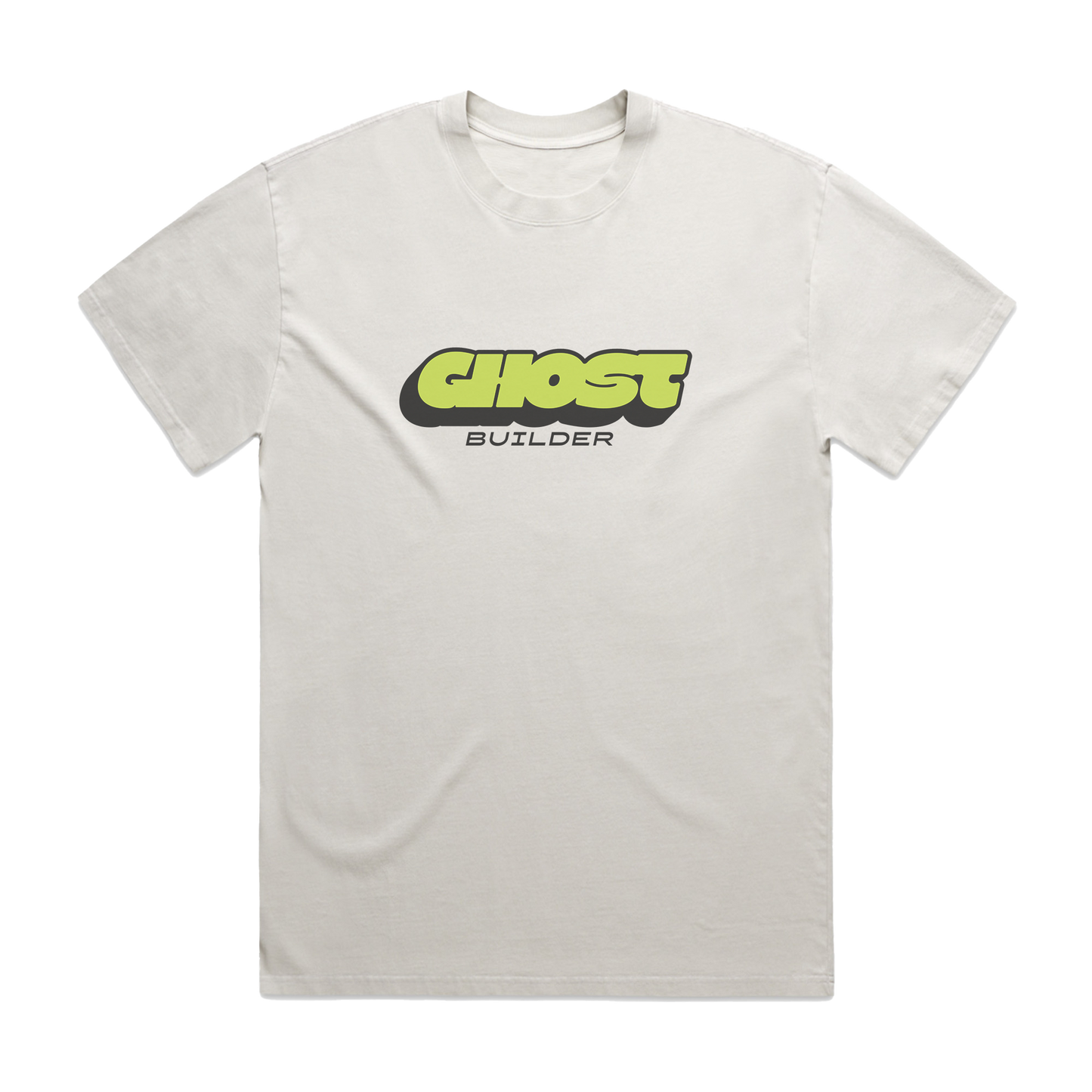Ghost Builder | Core Heavy Weight T-Shirt Off White
