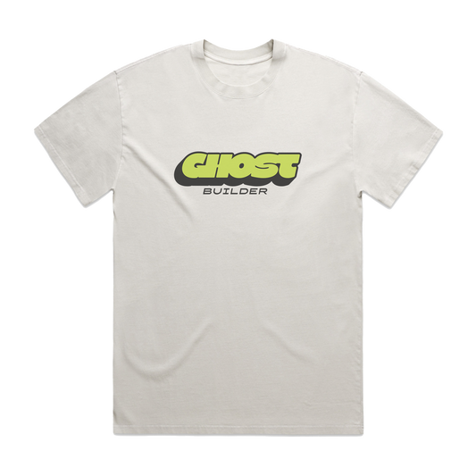 Ghost Builder | Core Heavy Weight T-Shirt Off White